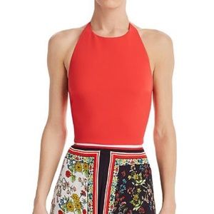 Jaymee Cropped Halter Top